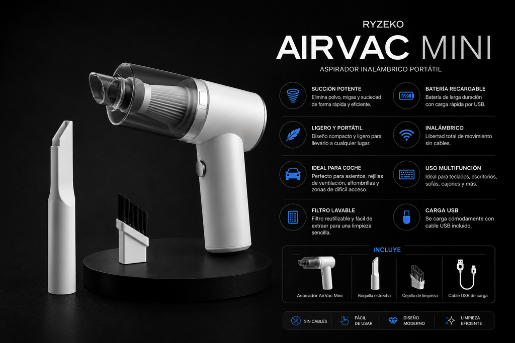 RYZEKO AirVac Mini
